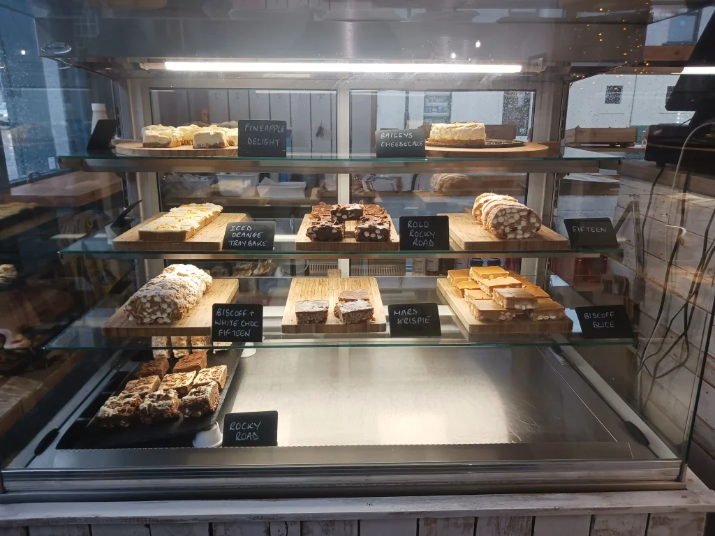 Bilberry Mill Cafe. Bushmills, tartas