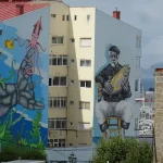 Arte urbano en los edificios de Vigo