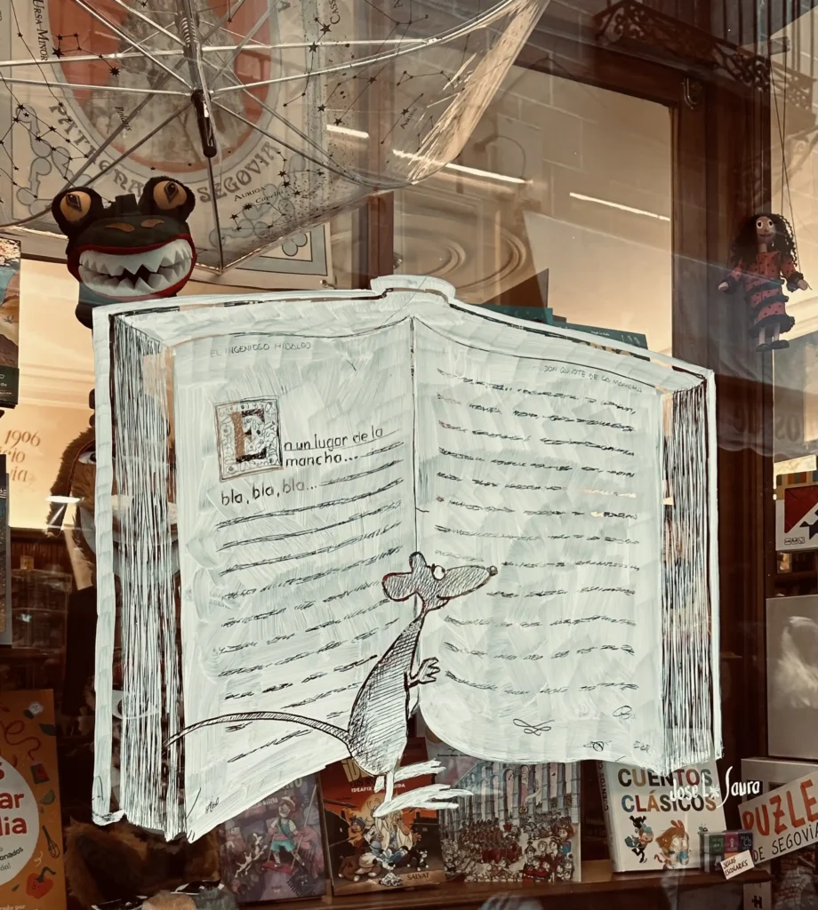Qué ver en Segovia en un día: librería Cervantes
