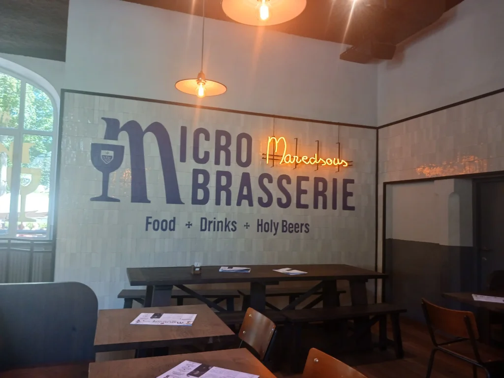 Ruta de las Abadías de cerveza belga:  Microbraserie en Maredsous