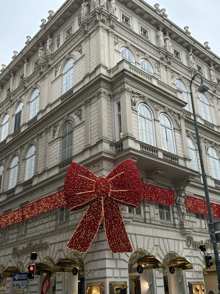 Famoso lazo de Viena situado junto a la ópera
