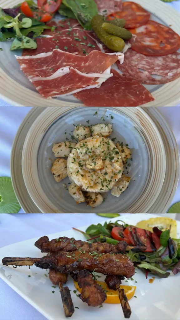 Comida del mediodía en Beziers