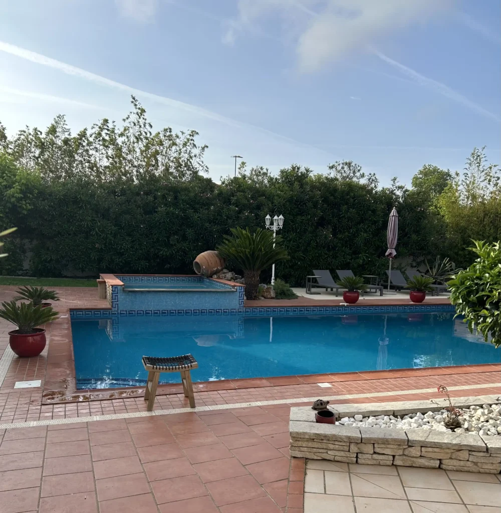 Piscina en el alojamiento Gites la Catalane